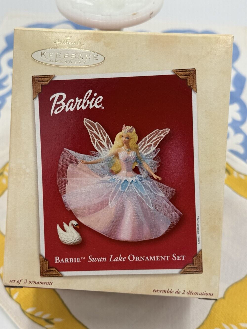 Hallmark Barbie Swan Lake Set 2003 Ornaments